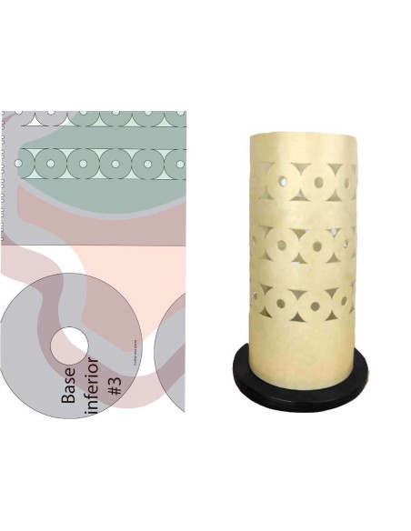Patrons et instructions pour fabriquer une lampe en cuir