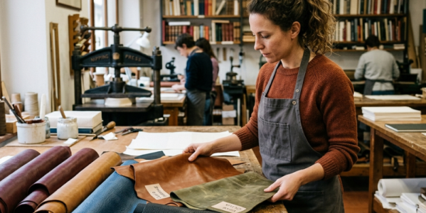 Leather Bookbinding: Essential Materials and Tools