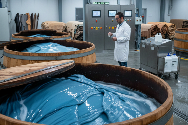 Processus de tannage au chrome : Guide complet de la chimie à la pratique.
