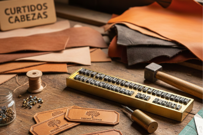 Master Guide: How to create and choose personalized leather labels for your projects