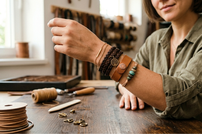 Cómo hacer pulseras y accesorios con cordones de cuero: guía paso a paso para crear piezas únicas