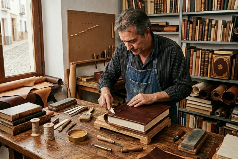 Leather Bookbinding: Essential Materials and Tools