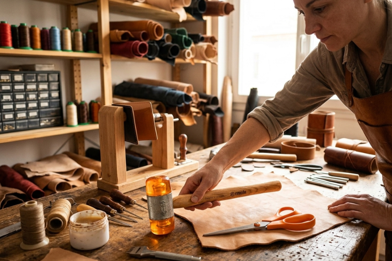Herramientas para cuero: guía básica para trabajar cuero artesanal